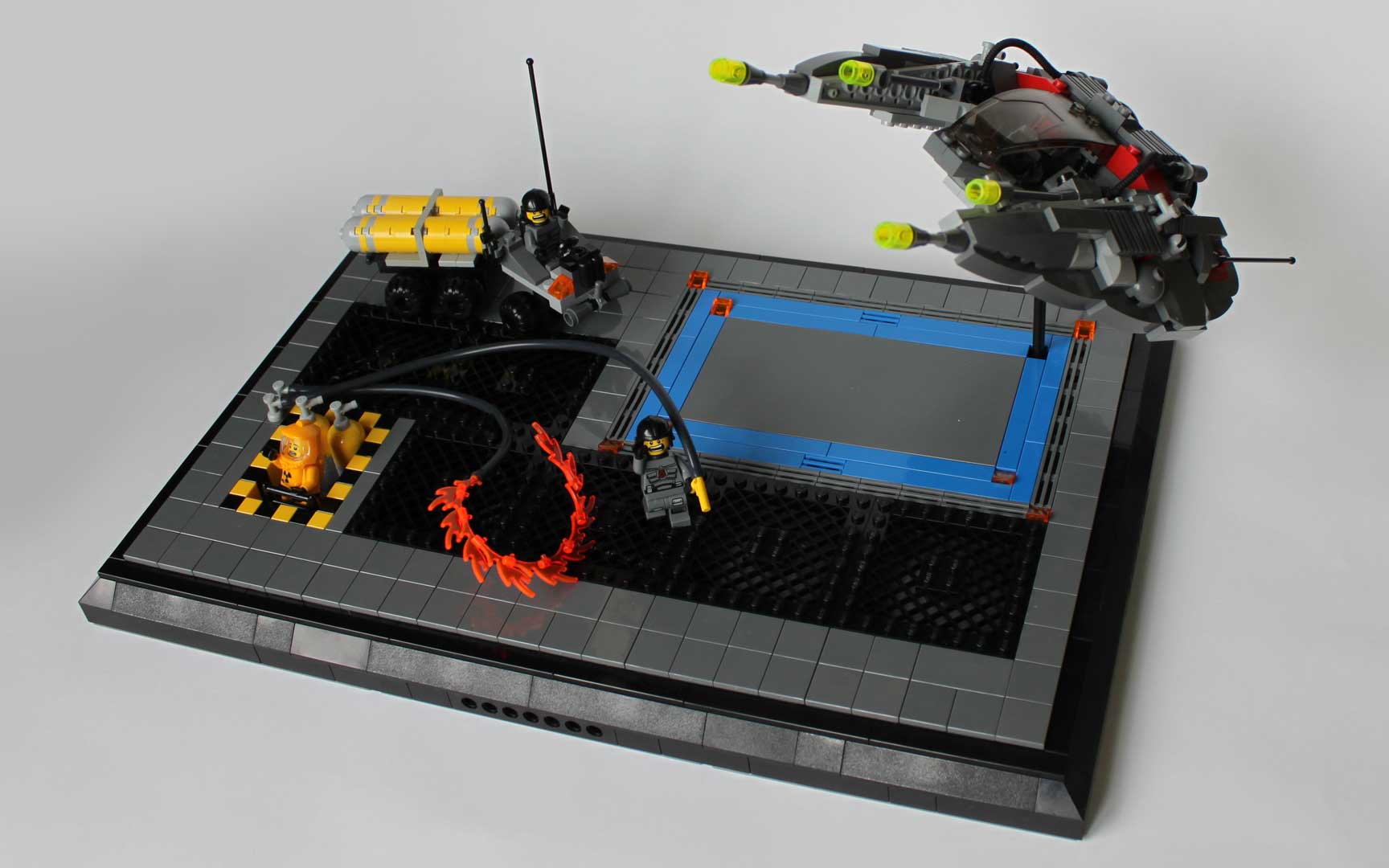 lego space diorama